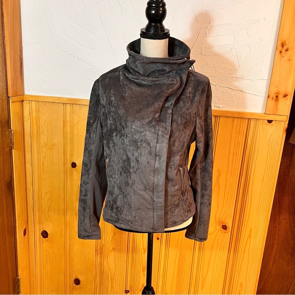NWT BlankNYC Legendary Faux Suede Jacket Sz-L - Picture 3 of 11